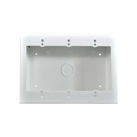 outdoor 3 gang electrical box|3 gang surface mount box.